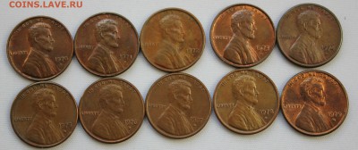 С 1 руб. США 1 цент  10 шт. 1970г.-1979г."D"  до 16.12. в 22 - IMG_9146.JPG