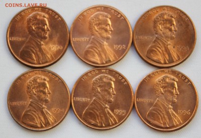 С 1 руб. США 1 цент  6 шт. 1990г.-1996г.  до 16.12. в 22-00 - IMG_9142.JPG