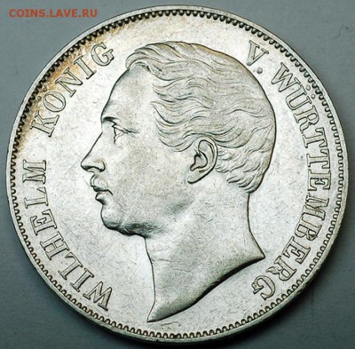 Германия. Вюртемберг_хороший талер 1859; до 10.12_22.30мс - 10585