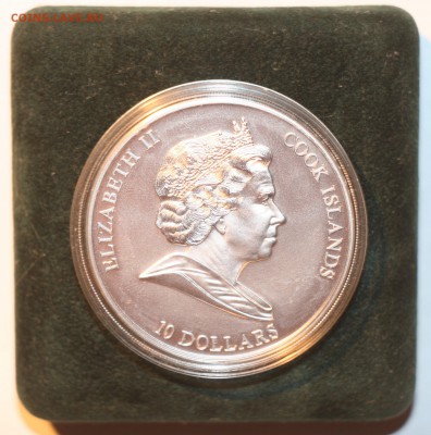 10 долларов, 2008 год. Меркурий. Бог торговли. Острова Кука - IMG_8024.JPG