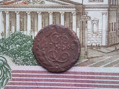 лот меди 5,2,1коп,деньга,полушка ( 8шт.) 1коп. 1924г. - полушка