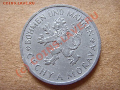 Чехия.Богемия и Моравия 1 крона 1941 до 21.09 в 21.00 М - LPIC8075.JPG