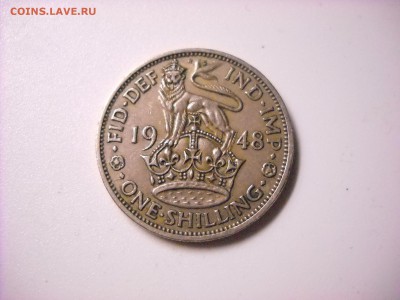 Великобритания 1 шиллинг, 1948 Английский шиллинг - DSCN7233[1].JPG