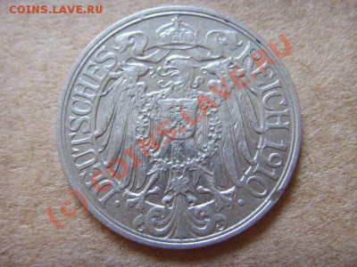 Германия 25 пфенингов 1910А с 1 рубля !!! до 21.09 в 21.00 М - LPIC8103.JPG