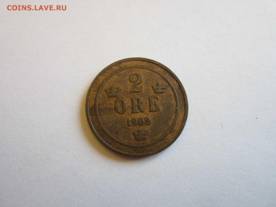 2 оре Швеция 1902 до 15.12 - 1902