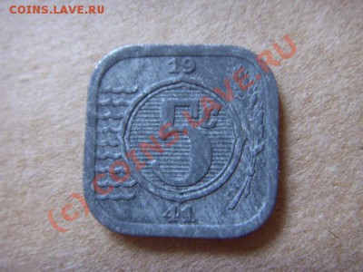 Нидерланды 5 центов 1941 цинк  до 21.09 в 21.00 М - LPIC8115.JPG