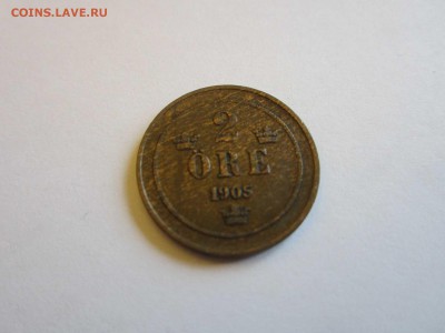 2 оре Швеция 1905 до 15.12 - 1905