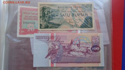 ИНДОНЕЗИЯ 1,СУРИНАМ 100,БУРУНДИ 20   UNC 21-10 мсК  17 го - бб  09.12.2015 ооо . о 130.JPG