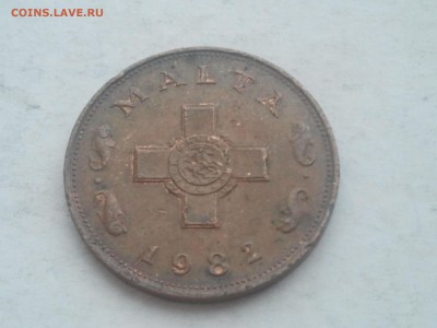 1 цент 1982 года Мальта, большая монета, хорошая - 2015-12-11 12.27.36