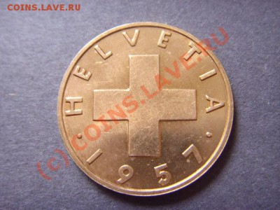Швейцария 2 раппена 1957  до 21.09 в 21.00 М - LPIC8136.JPG