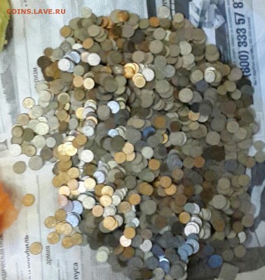 Огромная куча монет 1924 -1993. 25 кило.До 15.12.2015 в 22.1 - 20151211_163522-1