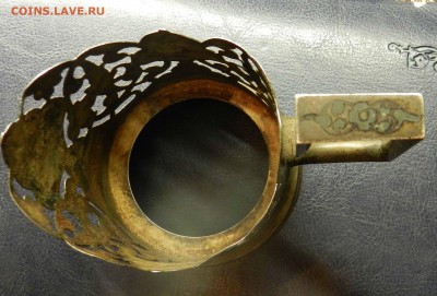 серебряный подстаканник 875 проба чернение - до 12.12.2015 - DSCN9537