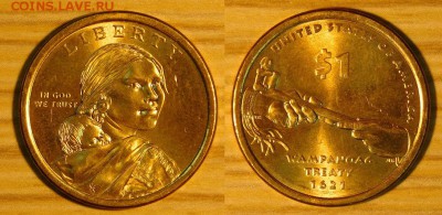 США, 1$ Индианка 2011, "D", до 16.12.2015г. 22-00 мск - Индианка2011D.JPG