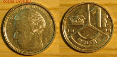 Бельгия, 1 франк, 5 шт. по 1р. до 16.12.2015 22-00 - 1-1989.JPG