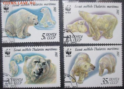 СССР 1987. Белые медведи. гаш.**** - 1987-556.JPG