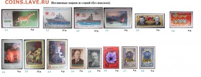 СССР 1974. ФИКС - 1974. Из серий