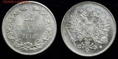 25 пенни 1916г. UNC  ---16-12-15 в 22-00--- - Самара_1_2
