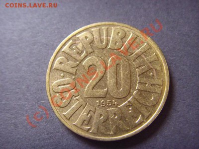 Австрия 20 грошей 1954  до 22.09 в 21.00 М - LPIC8153.JPG