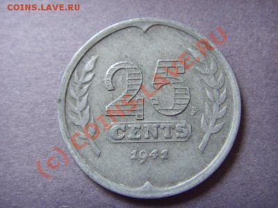 Нидерланды 25 центов 1941 цинк до 22.09 в 21.00 М - LPIC8179.JPG