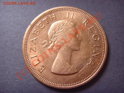 Южн Африка 1 пенни 1958 Елизавета.Корабль. до 22.09 в 21.00М - LPIC8168.JPG