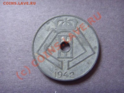 Бельгия  5 сантимов 1942 .цинк.  до 22.09 в 21.00 М - LPIC8193.JPG