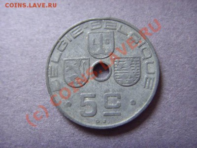 Бельгия  5 сантимов 1942 .цинк.  до 22.09 в 21.00 М - LPIC8192.JPG