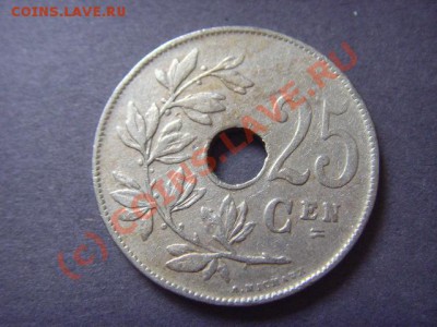 Бельгия  25 сантимов 1922  до 22.09 в 21.00 М - LPIC8212.JPG