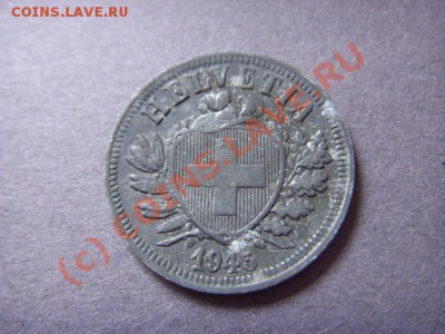 Швейцария 2 раппена 1945 цинк до 22.09 в 21.00 М - LPIC8191.JPG