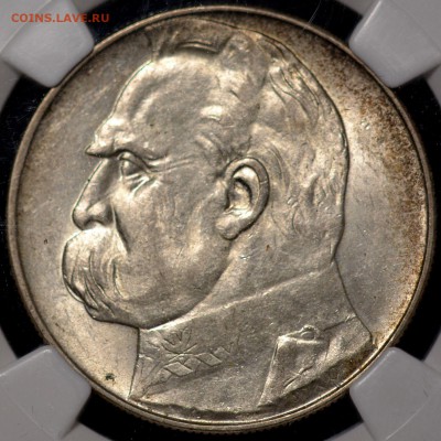 Польша, 10 злотых 1936 г., NGC MS-63 - 1