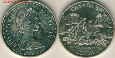 Канада, 1 дол. 1989, с 200! - до 22-00мск 15.12 - can-1d-1989