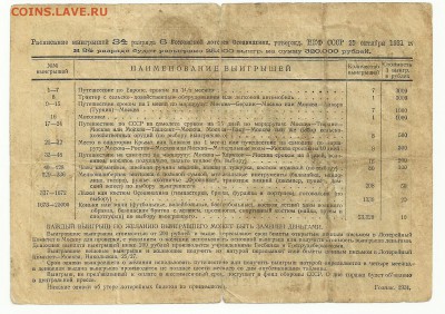 Лотерейные билеты ОСОАВИАХИМ. - 6