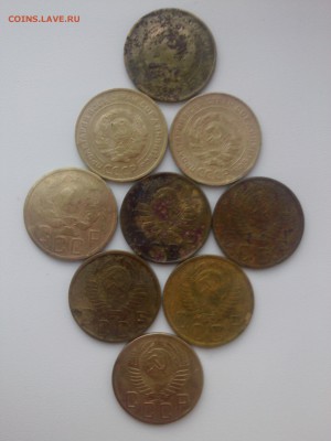 ПОГОДОВКА 5 КОПЕЕК СССР 30-32=36=46=48-49=52=54 до 20.12.15 - IMG02921