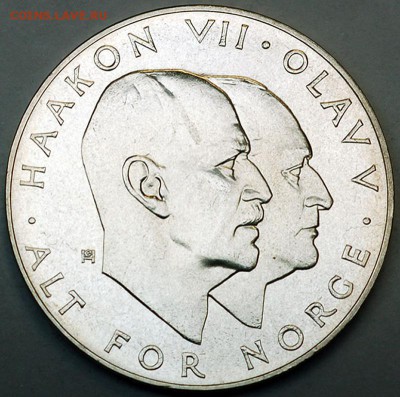 Норвегия_памятные 25 крон 1970. Отличное серебро_15.12_22.00 - 10565