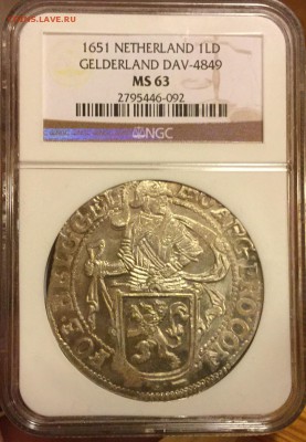 ЛЕВЕНДАЛЛЕР 1651 НИДЕРЛАНДЫ NGC MS63 - image