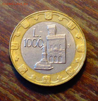 САН-МАРИНО - ЛЕВ БИМ до 20.12, 22.00 - Сан-Марино 1000 лир Лев