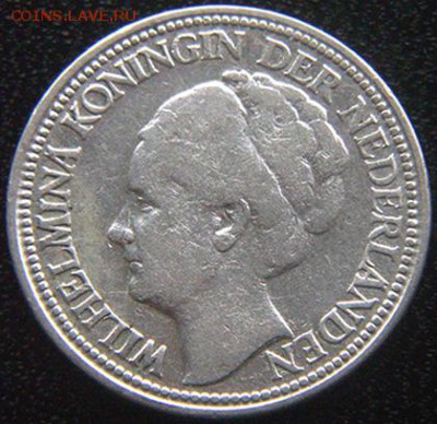 Нидерланды_25 центов 1928. Серебро; до 15.12_22.08мск - 10618