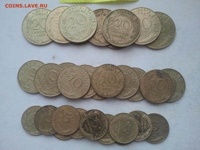 2,1,2,5,10 франков - 2