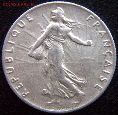 Франция_50 сантимов (полфранка) 1917. Серебро; 15.12_22.38мс - 10791