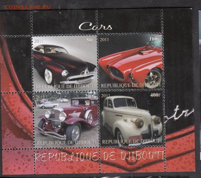 Джибути 2011 автомобили лист - 68