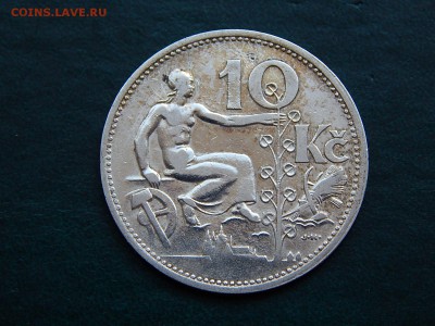ЧЕХИЯ 10 КРОН 1932 серебро - DSCN4328.JPG