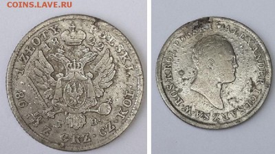 1 злотый 1822 IB - 1 злотый 1822 IB 2