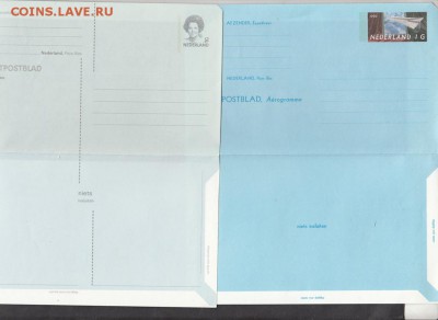 Нидерланды аэрограмма 2шт - 101