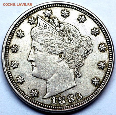 США_отличный 5-центовик 1883; до 17.12_22.18мск - 10643