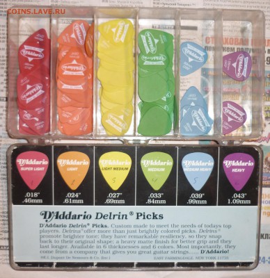 МедиаторыD"Addario 103 шт 6 типов до 20.12.2015в 22-00МВ - addar
