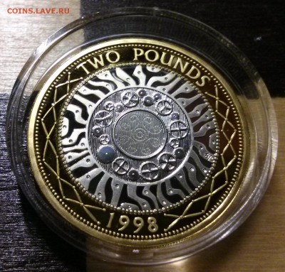 Великобритания 2 фунта 1998 PROOF! до 22:00мск 21.12.15 - IMG_20151216_211215