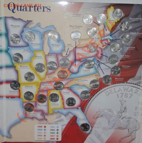 сборник четвертаков США 1999-2008г. - 4