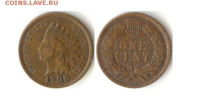 1 цент 1906г США до 23.12.15 - цент1906США