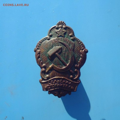 Знак  Сельский исполнитель на оценку. - IMG_20151217_154650.JPG