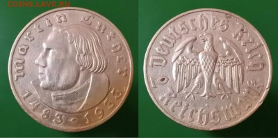 Третий рейх 2 марки 1933г Лютер до 22.12. 22-00 мск - hQ-5Wesl4xE