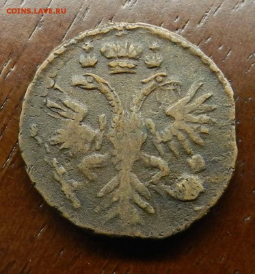 Денга 1731- желтая монета - до 20.12.2015 - DSCN9032